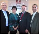 Naming Ceremony of our Cambridge Memorial Hospital's Cafeteria Ray Tanguay, Chairman Toyota Motor Manufacturing Canada Susan Brown, Senior VP BMO and Brian Krinock, President Toyota Canada February 13, 2013